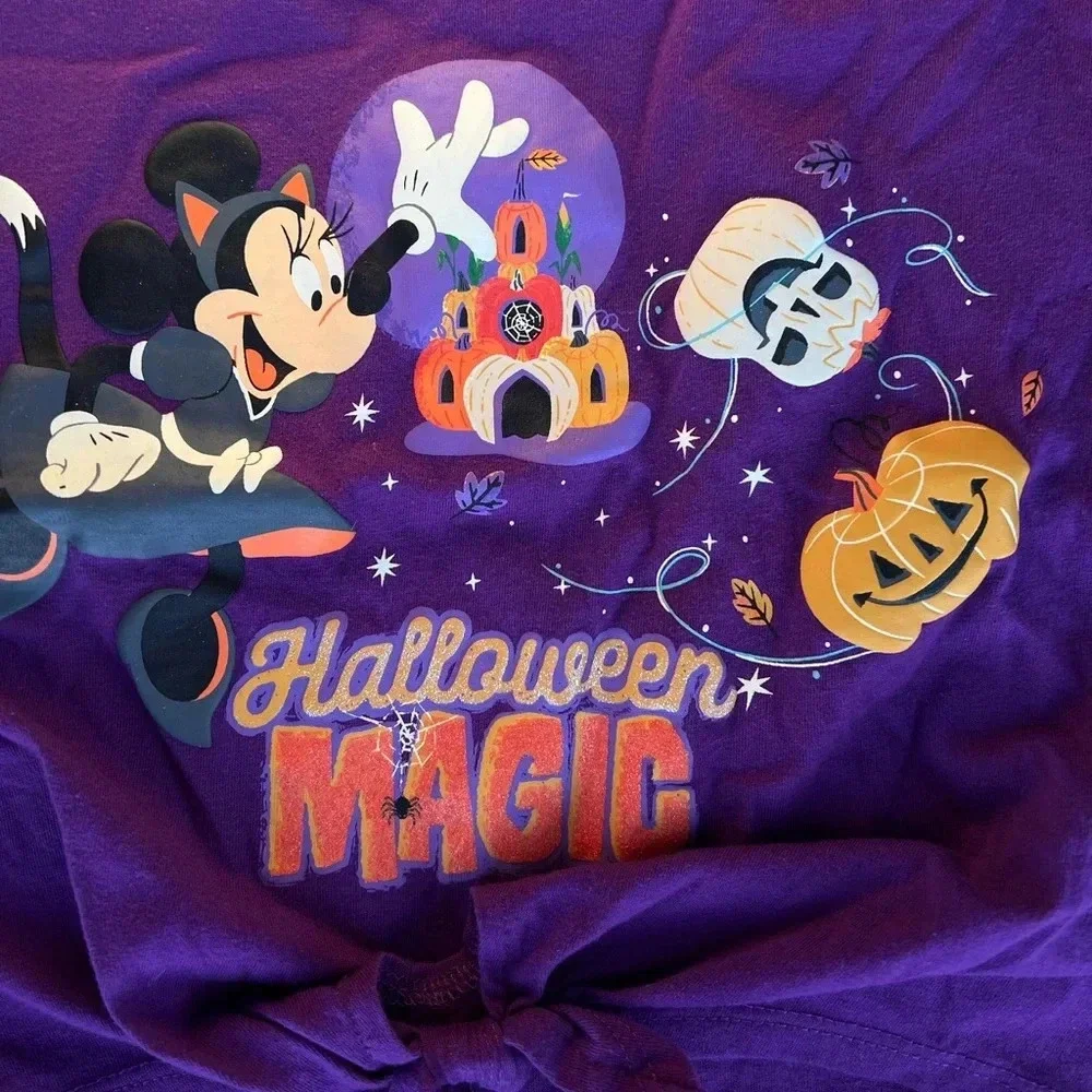 Disney Girls Halloween Top Size L